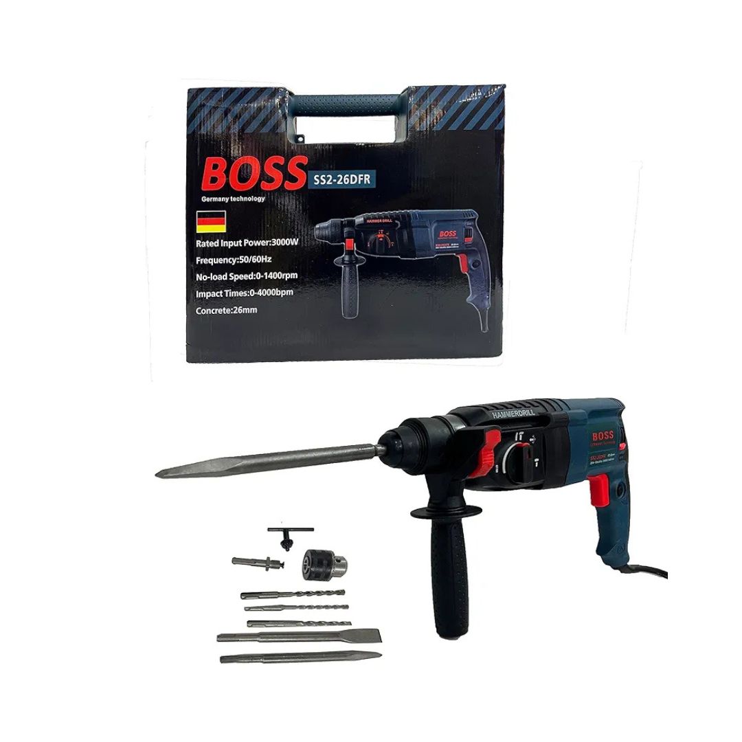 BOSS 2 Pcs Power Tool Set β Hilti 26mm & 10mm Drill Machine | German Technology