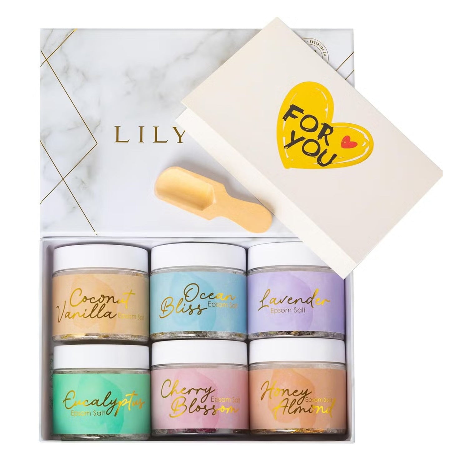 Luxury Spa Bath Gift Basket Set – 15 Pcs Premium Bath and Body Gift Box for Women & Men