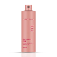 Rose Shower Gel – With Shea Butter, Vitamin E & Rose Essential Oil | Paraben & MIT Free | LILY ROY (409.2g)