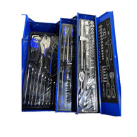 BOSS LIFE STYLE 85-Piece Socket & Wrench Set with Metal Toolbox – 1/2" & 1/4" Drive for Home & Professional Use (Model BNSSR085)**