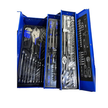 BOSS LIFE STYLE 85-Piece Socket & Wrench Set with Metal Toolbox – 1/2" & 1/4" Drive for Home & Professional Use (Model BNSSR085)**