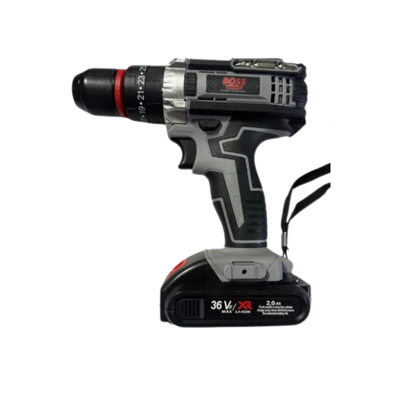 BOSS 36V Lithium Electric Drill | 10mm | 40N.m Torque | Dual Rechargeable Batteries