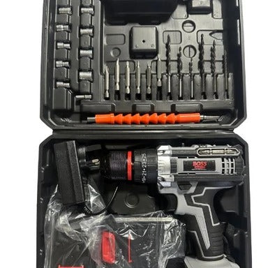 BOSS 36V Lithium Electric Drill | 10mm | 40N.m Torque | Dual Rechargeable Batteries