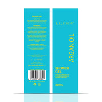 Argan Oil Shower Gel – With Shea Butter, Vitamin E & Argan Oil | Paraben & MIT Free | LILY ROY (409.2g)