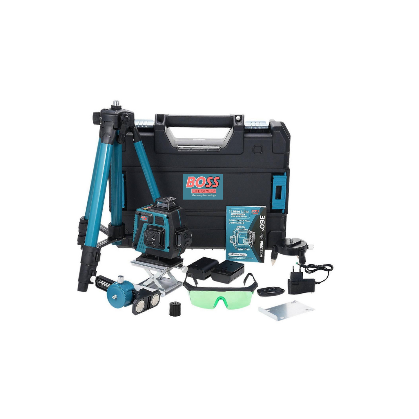 Rechargeable Green Multi Line Laser – Boss Lifestyle 4x360