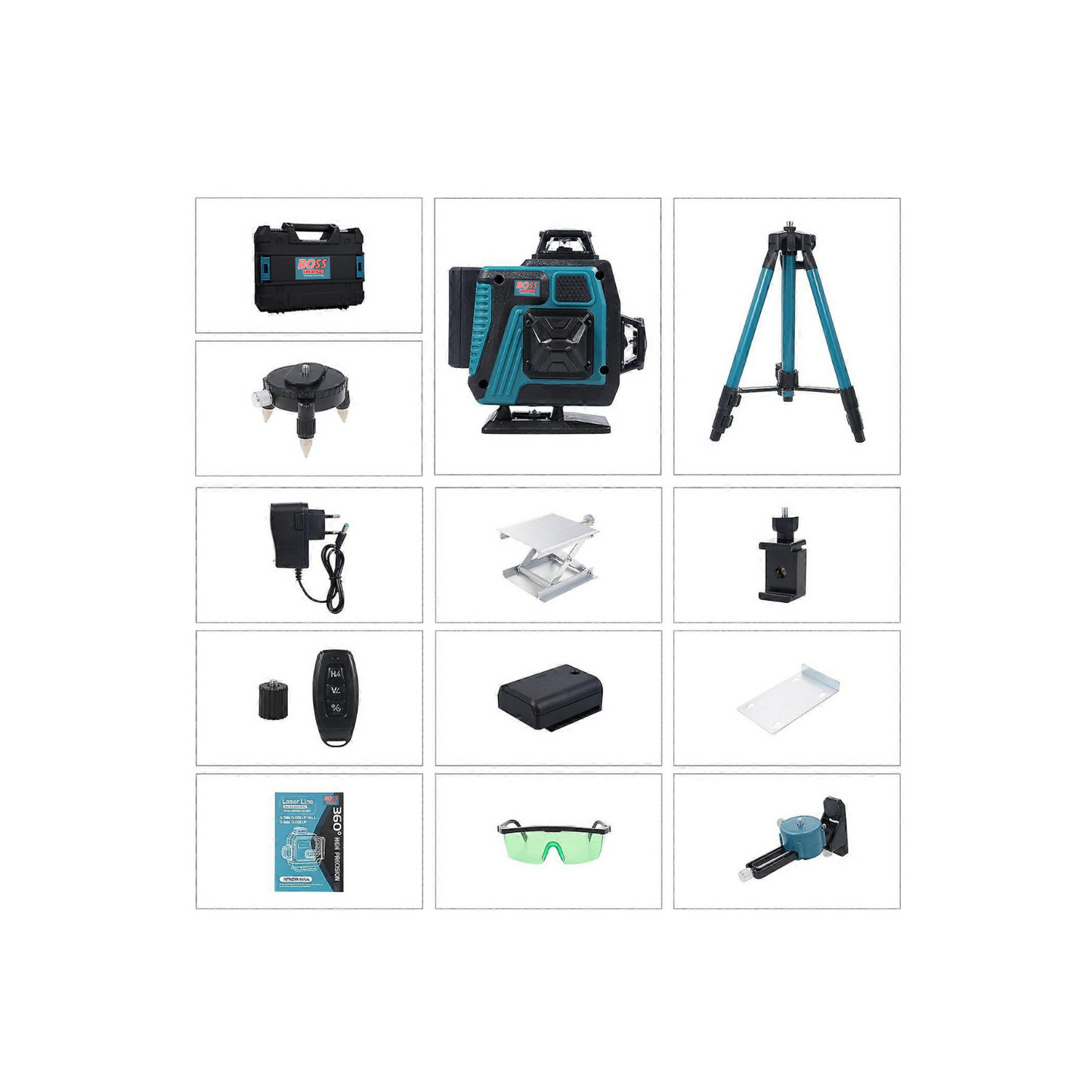 Rechargeable Green Multi Line Laser – Boss Lifestyle 4x360