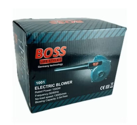Boss Life Style Electric Blower 1001 – Powerful Handheld Dust Cleaner | 600W Motor | Lightweight Design